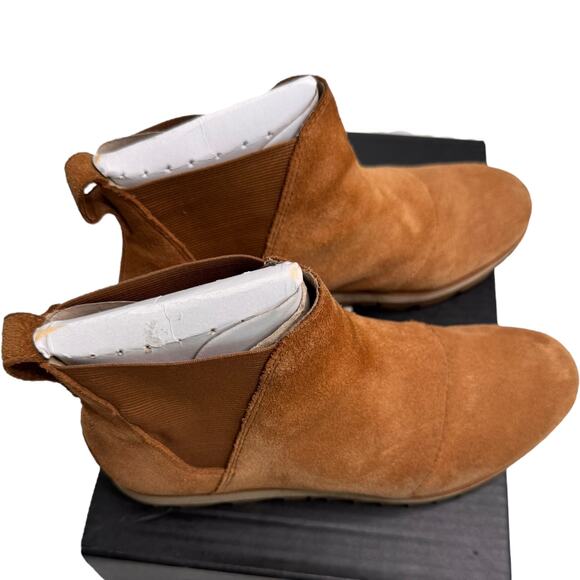 Sorel Harlow Chelsea Boots Camel Brown Suede Waterproof fall winter Women’s 8 - Picture 10 of 16